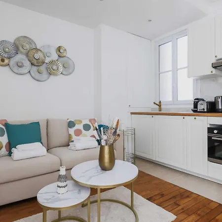 Apartment Cosy And Chic -1bd-4p- Auteuil Paris